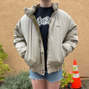 beige union bay puffer jacket